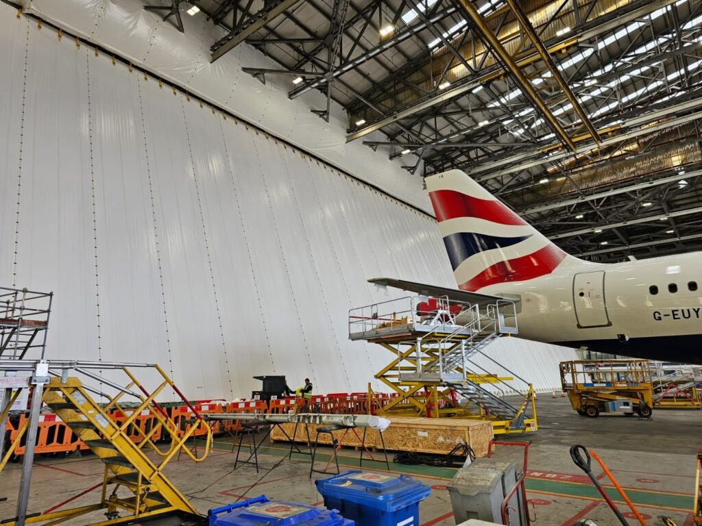Westgate Global airport construction screen